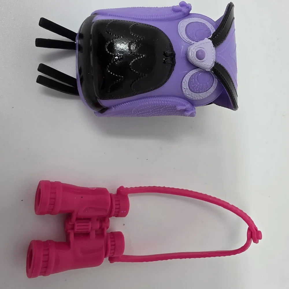 Owl Backpack Purple Binoculars Lot of 2